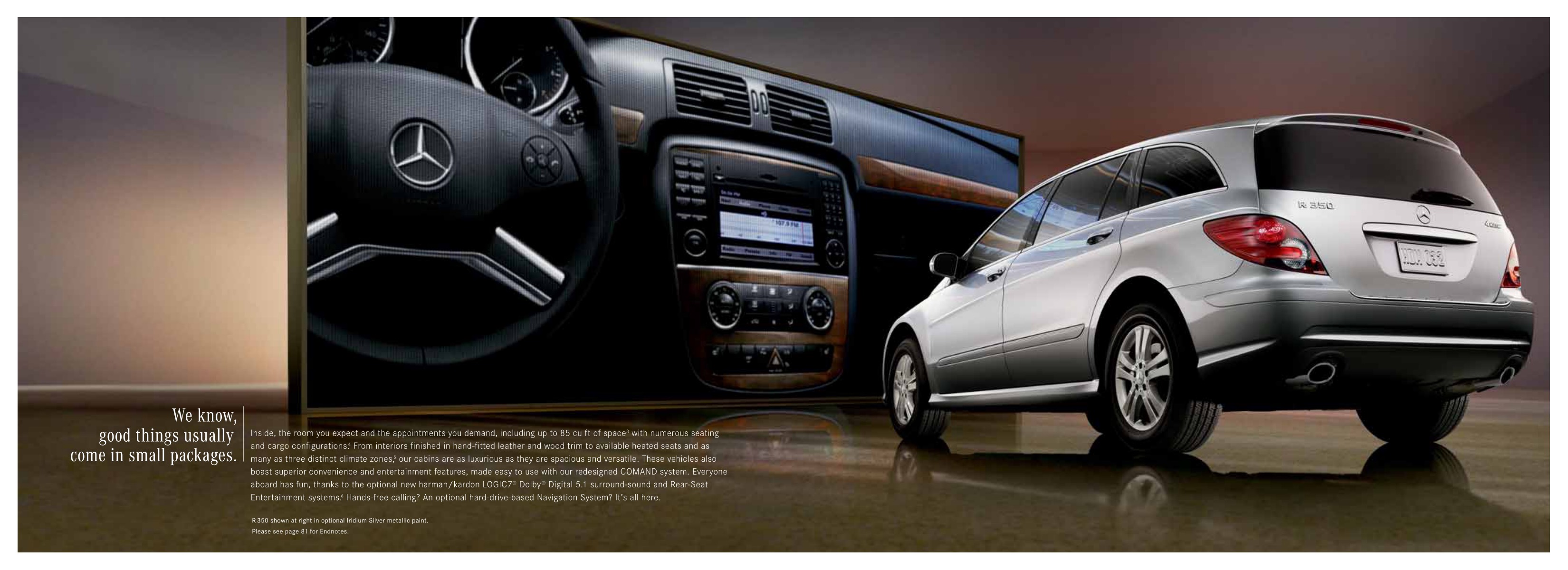 2009 Mercedes-Benz ML R-Class Brochure Page 1